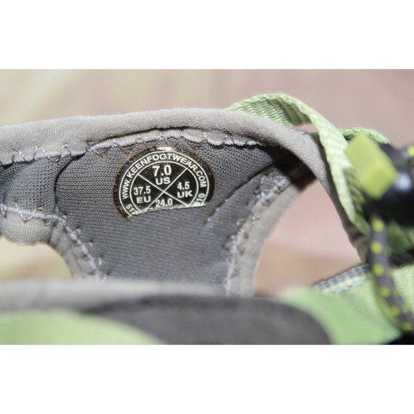 Keen Whisper Green Waterproof Closed Toe Sport Sandals Size US 7 EU 37.5 - Picture 7 of 10